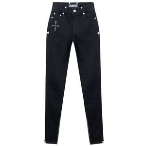 SMFK Black Permanent Biker Jeans size 2